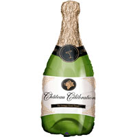 Champagne Glass & Bottle
